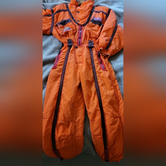 Vintage 80s DRESS THE BONE Snowsuit - Picture 3 of 16